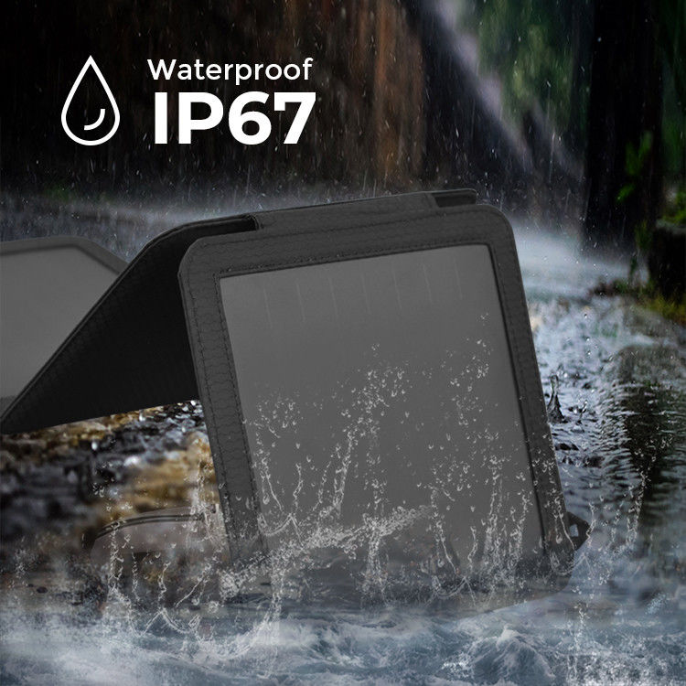 Outdoor Camping MONO Solar Cell 21W Solar Charger dengan USB Port Efisiensi 24%