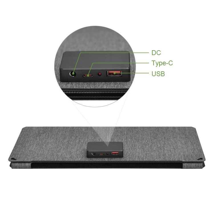 190*356*30mm Monocrystalline Silicon Solar Panel untuk Pemanfaatan Listrik Camping Portable
