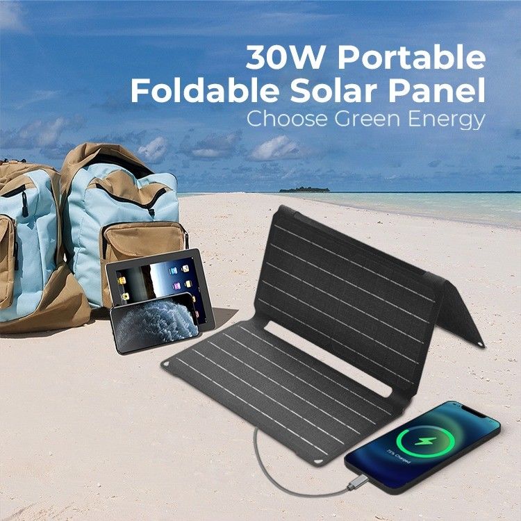 190*356*30mm Monocrystalline Silicon Solar Panel untuk Pemanfaatan Listrik Camping Portable