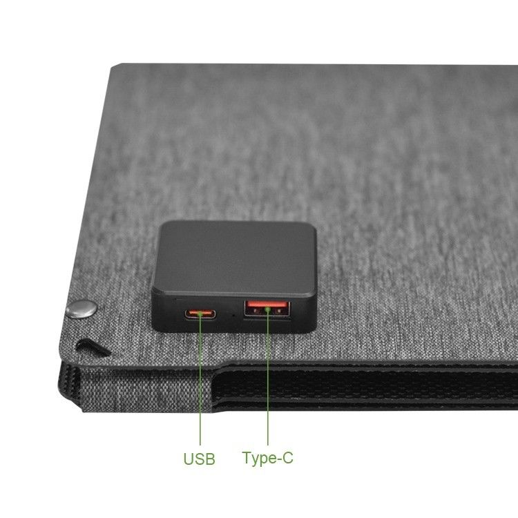 Panel Surya Lipat 30W 12V Alat Esensial Anda untuk Pengisian Ponsel Portable