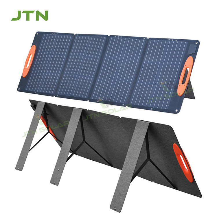 120 Watt Mono Portable Foldable Solar Panel 120w dengan MC4 Port 21,5%-23% Hitam/Disesuaikan