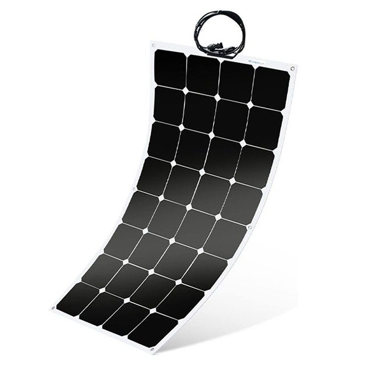 PV 12v 24v 200w 100w ETFE Panel Surya Fleksibel Kit Untuk RV Luar Ruang