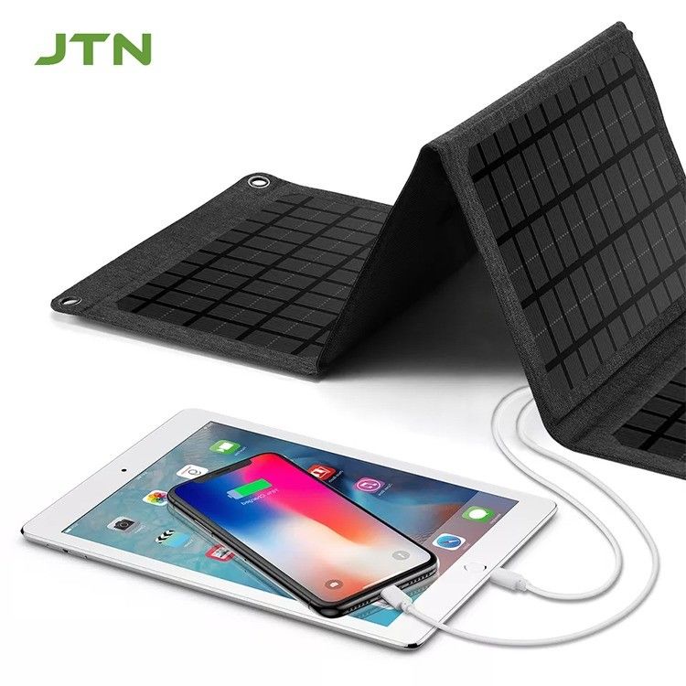 Teknologi MPPT Portable Solar Charger 24w Foldable Solar Panel untuk pengisian telepon