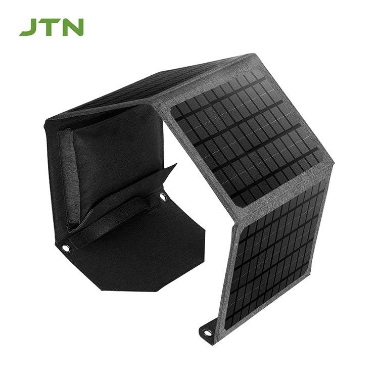 Desain lipat Solar Panel Charger 24W/30W untuk Laptop dan Telepon Outdoor Camping