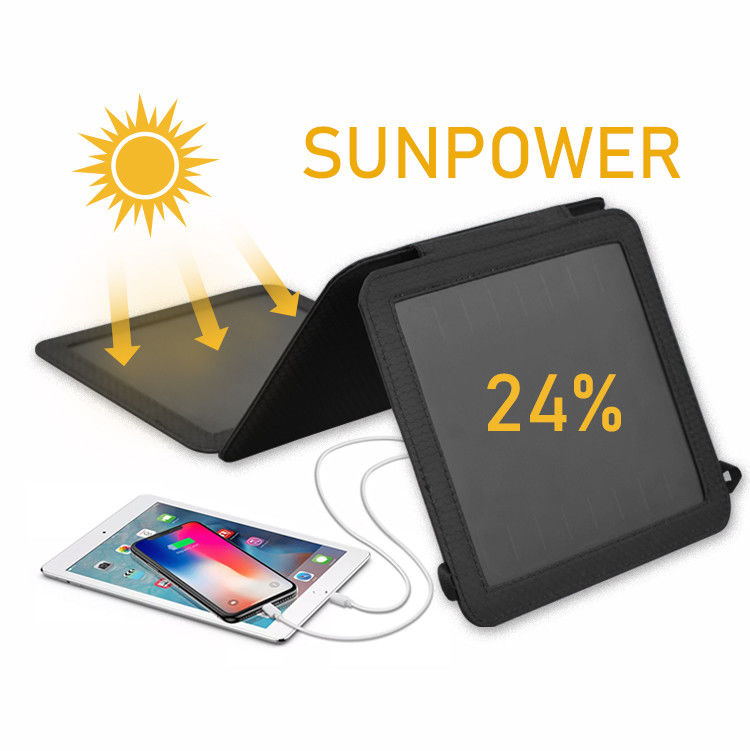 Camping 21W lipat Daya Surya Mobile Charger Portable Panel Surya dengan USB Port
