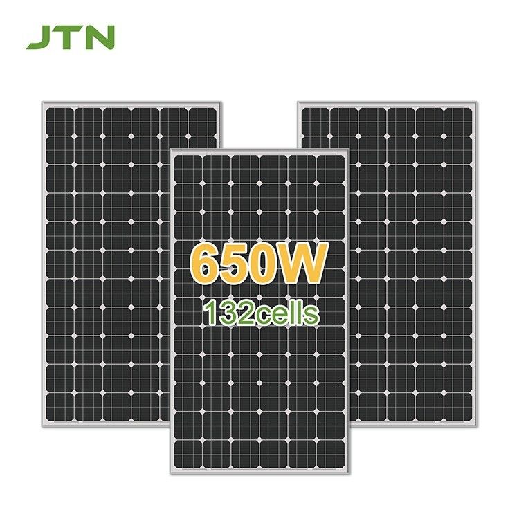 Waterproof IP65 JTN 210mm Solar Cell PV Module 660W Shingled Mono Solar Panel untuk Rumah
