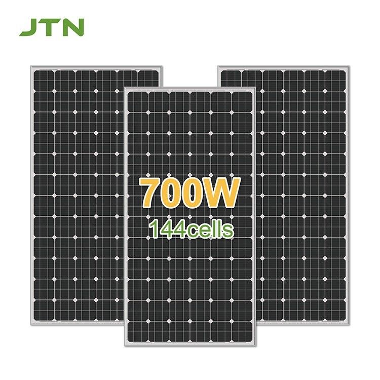 12 Tahun Pengerjaan HJT Solar Module PV Cell Panel Solar 700w 210mm High Power Shingled Solar Panel
