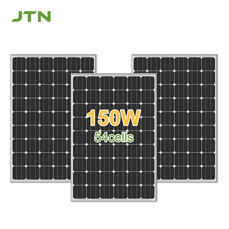 18V 24V Black Mono Crystalline Solar Cell Panel PV Film Ringan 150W 160W 170W 180W