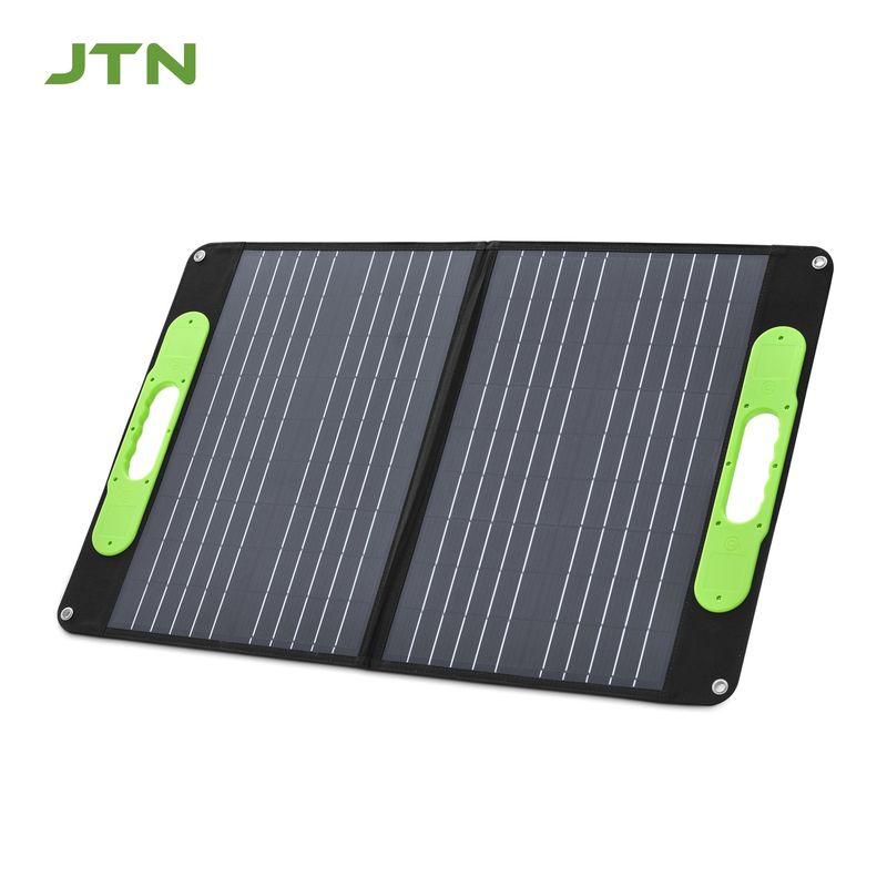 Papan Surya Lipat Camping PET USB 3.0 40w 50w 60w 80w 18v Panel Surya Lipat Portable