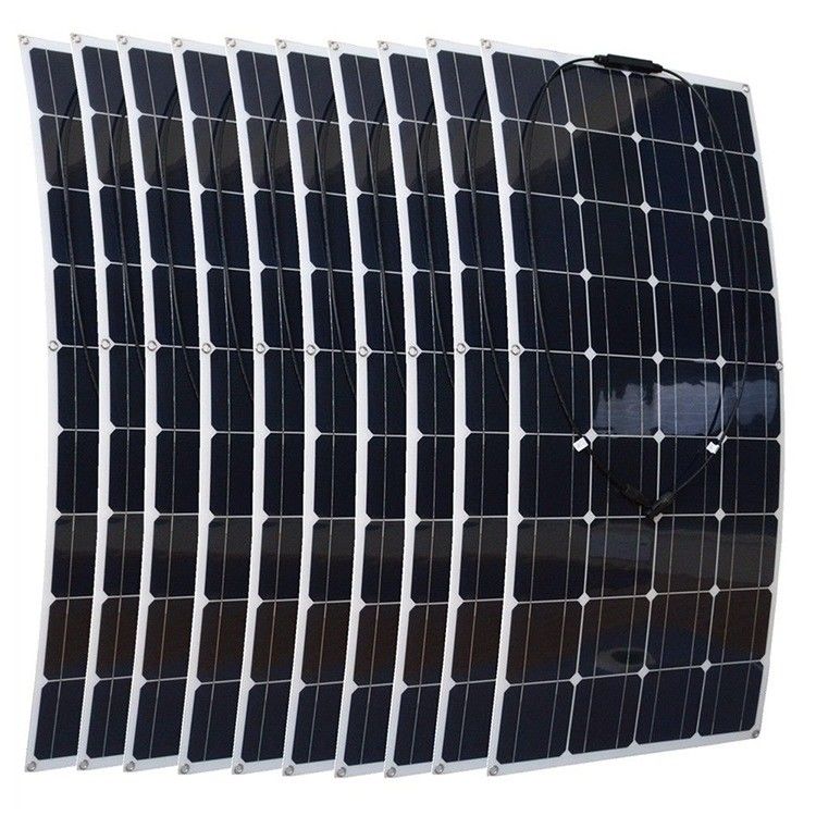 220*64*3 CM Ukuran Pengecas Surya Sistem Kecil Kit untuk 500w Off Grid Sistem Tenaga Surya