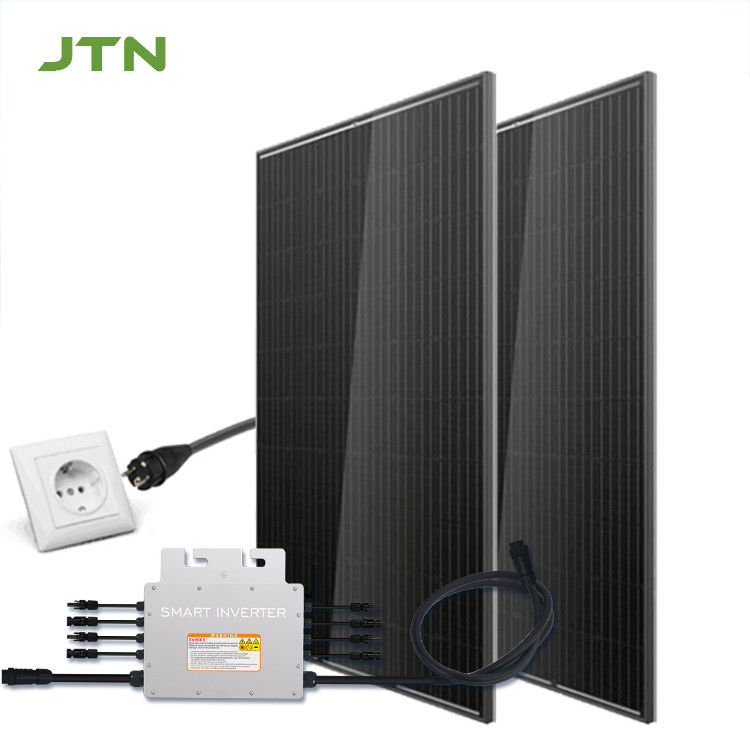 400wp 600wp 800wp Plug and Play Balkon Sistem Surya 230v Output untuk pemasangan atap yang mudah