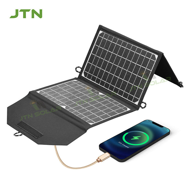 Panel Surya Portable Ringan Single Cell USB Port 20W Untuk Rumah Ponsel